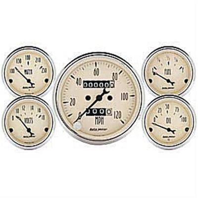 AutoMeter Antique Beige Analog Gauge Kits 1808