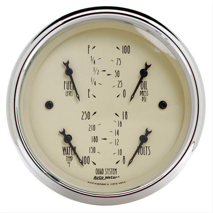 AutoMeter Antique Beige Analog Gauge Kits 1819