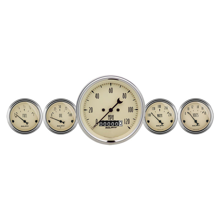 AutoMeter Antique Beige Analog Gauge Kits 1840