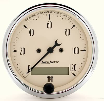 AutoMeter Antique Beige Speedometers 1887