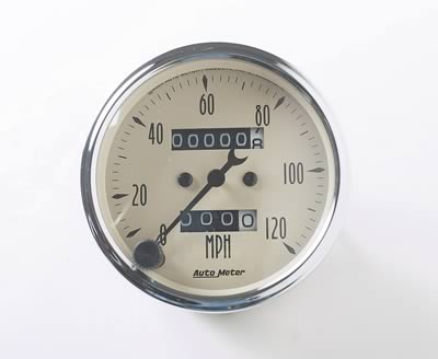 AutoMeter Antique Beige Speedometers 1896