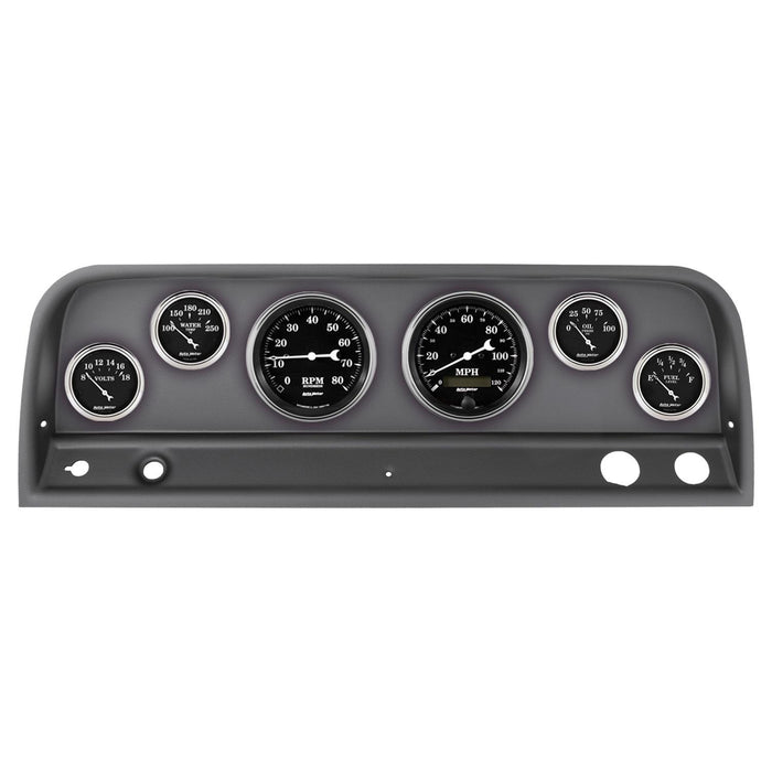 AutoMeter Old Tyme Black Series Instrument Clusters 2128-07