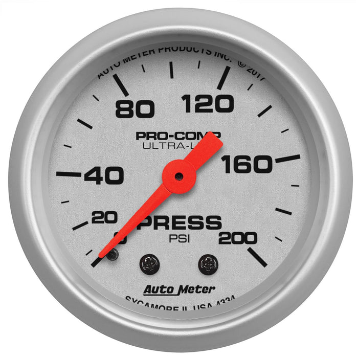 AutoMeter Ultra-Lite Analog Gauges 4334