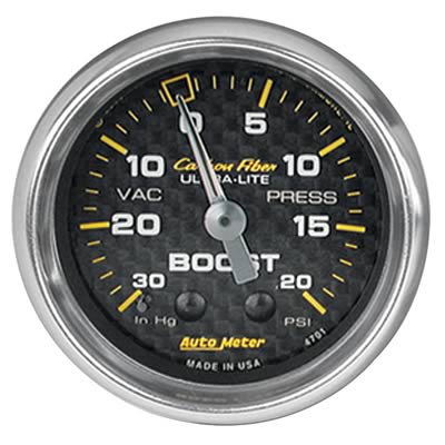 AutoMeter Carbon Fiber Ultra-Lite Analog Gauges 4701