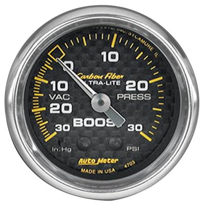 AutoMeter Carbon Fiber Ultra-Lite Analog Gauges 4703