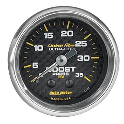 AutoMeter Carbon Fiber Ultra-Lite Analog Gauges 4704