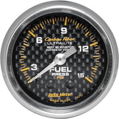 AutoMeter Carbon Fiber Ultra-Lite Analog Gauges 4711