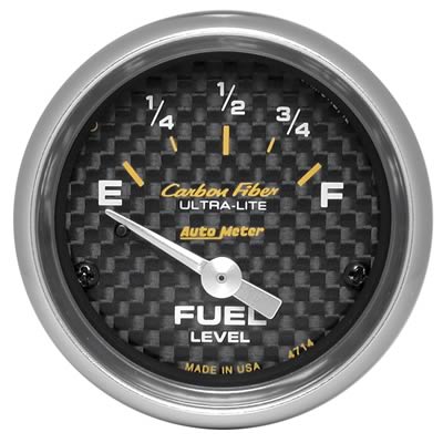 AutoMeter Carbon Fiber Ultra-Lite Analog Gauges 4714