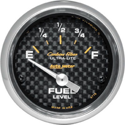 AutoMeter Carbon Fiber Ultra-Lite Analog Gauges 4716