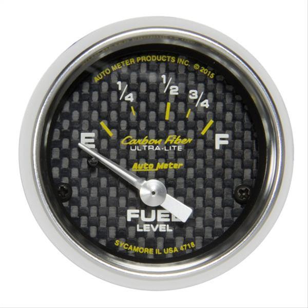 AutoMeter Carbon Fiber Ultra-Lite Analog Gauges 4718