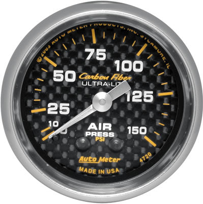 AutoMeter Carbon Fiber Ultra-Lite Analog Gauges 4720