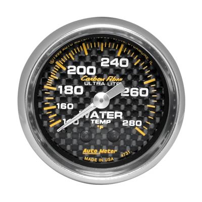 AutoMeter Carbon Fiber Ultra-Lite Analog Gauges 4731