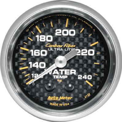 AutoMeter Carbon Fiber Ultra-Lite Analog Gauges 4732