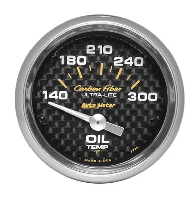 AutoMeter Carbon Fiber Ultra-Lite Analog Gauges 4748