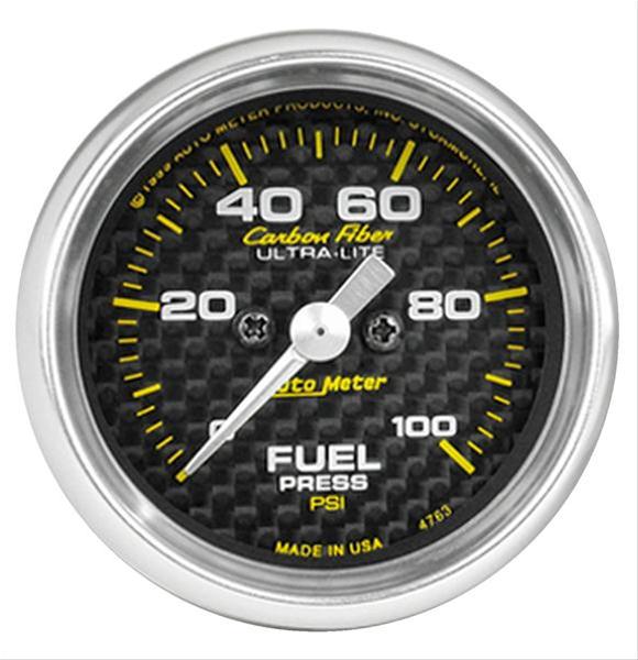 AutoMeter Carbon Fiber Ultra-Lite Analog Gauges 4761