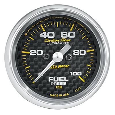 AutoMeter Carbon Fiber Ultra-Lite Analog Gauges 4763