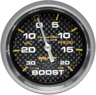 AutoMeter Carbon Fiber Ultra-Lite Analog Gauges 4801