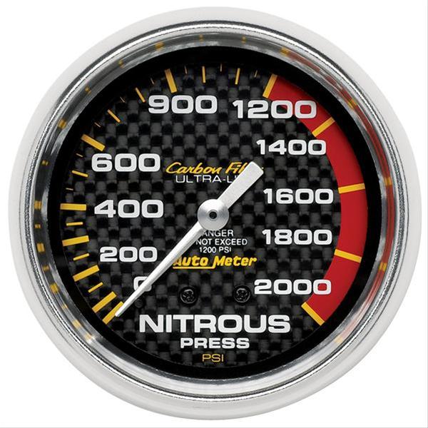 AutoMeter Carbon Fiber Ultra-Lite Analog Gauges 4828