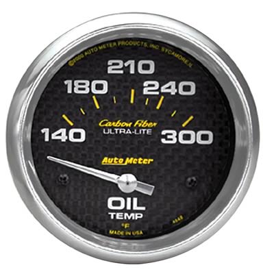 AutoMeter Carbon Fiber Ultra-Lite Analog Gauges 4848