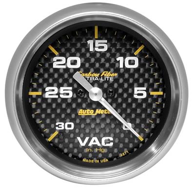 AutoMeter Carbon Fiber Ultra-Lite Analog Gauges 4871