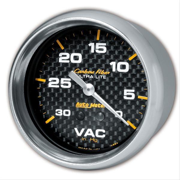 AutoMeter Carbon Fiber Ultra-Lite Analog Gauges 4884