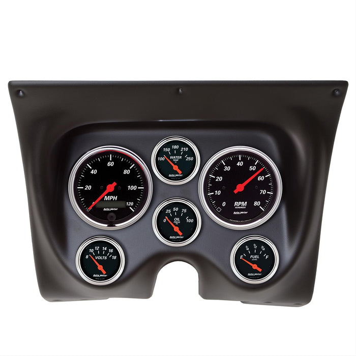 AutoMeter Designer Black Instrument Clusters 7020-DB