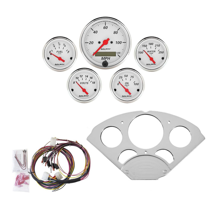 AutoMeter Arctic White Instrument Clusters 7033-AW