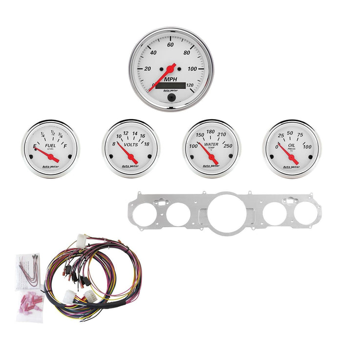 AutoMeter Arctic White Instrument Clusters 7035-AW