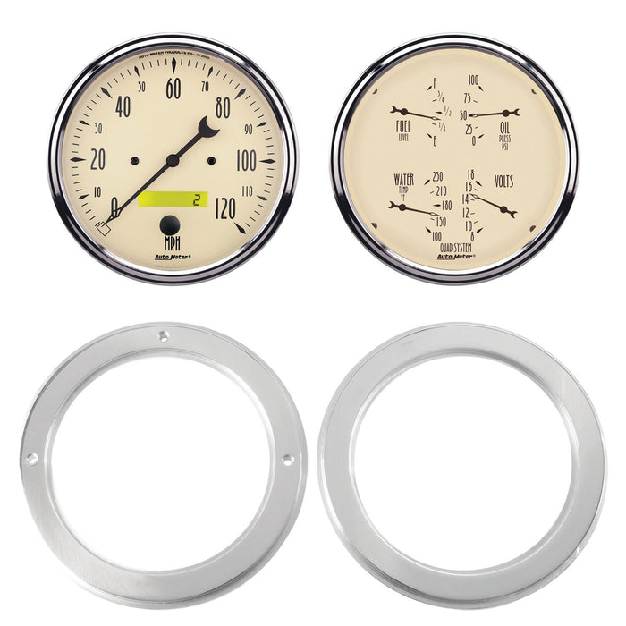 AutoMeter Antique Beige Instrument Clusters 7037-02