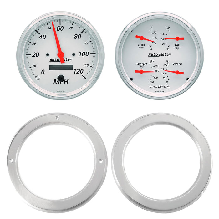 AutoMeter Arctic White Instrument Clusters 7037-03