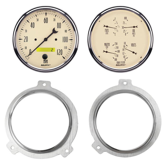 AutoMeter Antique Beige Instrument Clusters 7038-02