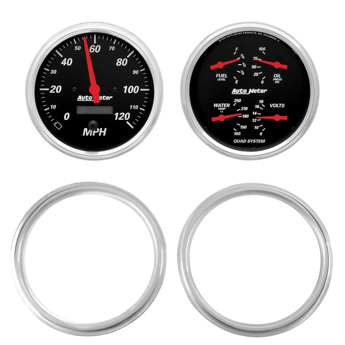 AutoMeter Designer Black Instrument Clusters 7039-06