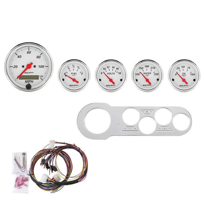 AutoMeter Arctic White Instrument Clusters 7042-AW