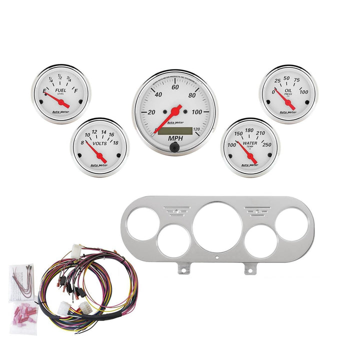 AutoMeter Arctic White Instrument Clusters 7044-AW