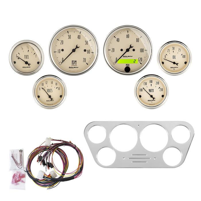 AutoMeter Antique Beige Instrument Clusters 7048-AB