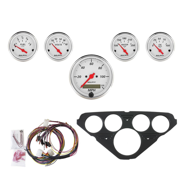 AutoMeter Arctic White Instrument Clusters 7049-AW