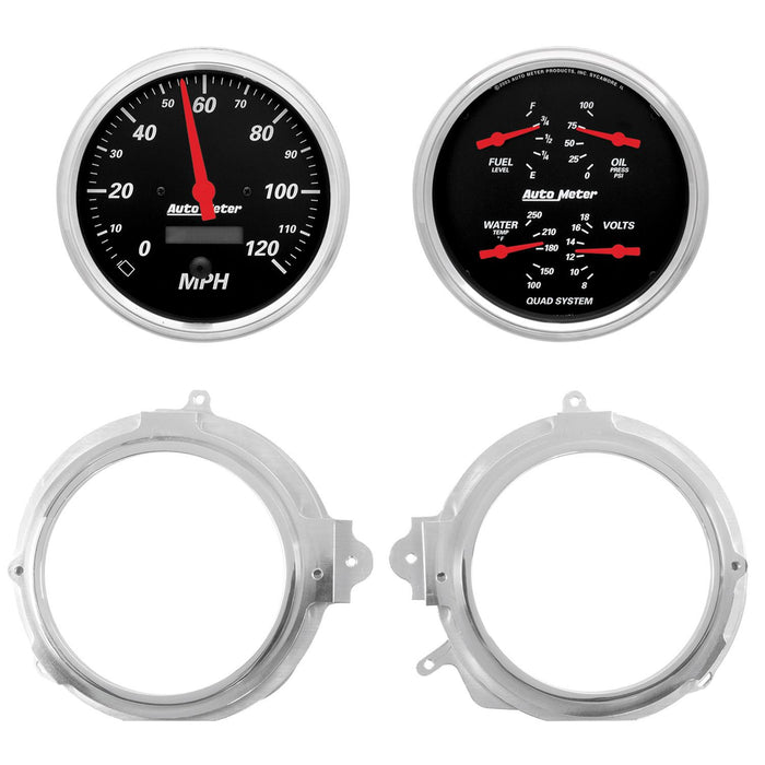 AutoMeter Designer Black Instrument Clusters 7050-06