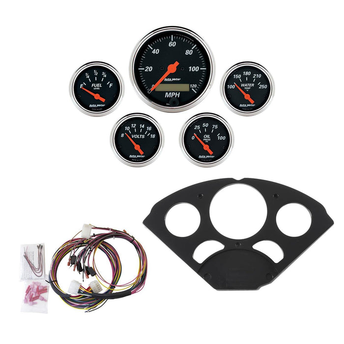 AutoMeter Designer Black Instrument Clusters 7055-DB