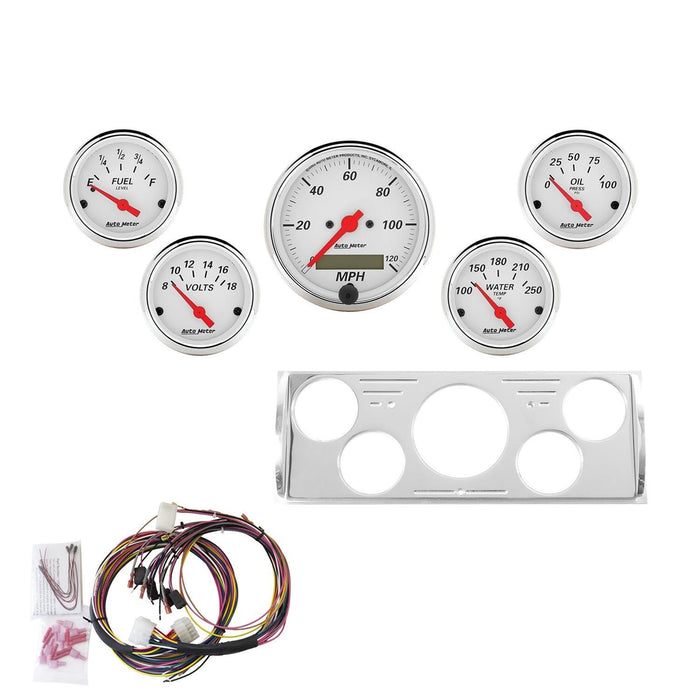 AutoMeter Arctic White Instrument Clusters 7057-AW