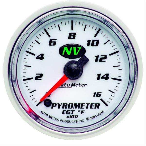 AutoMeter NV Series Analog Gauges 7344