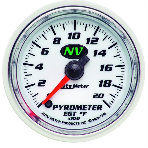 AutoMeter NV Series Analog Gauges 7345