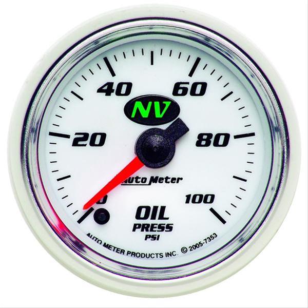 AutoMeter NV Series Analog Gauges 7353