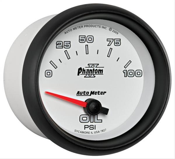 AutoMeter Phantom II Analog Gauges 7827