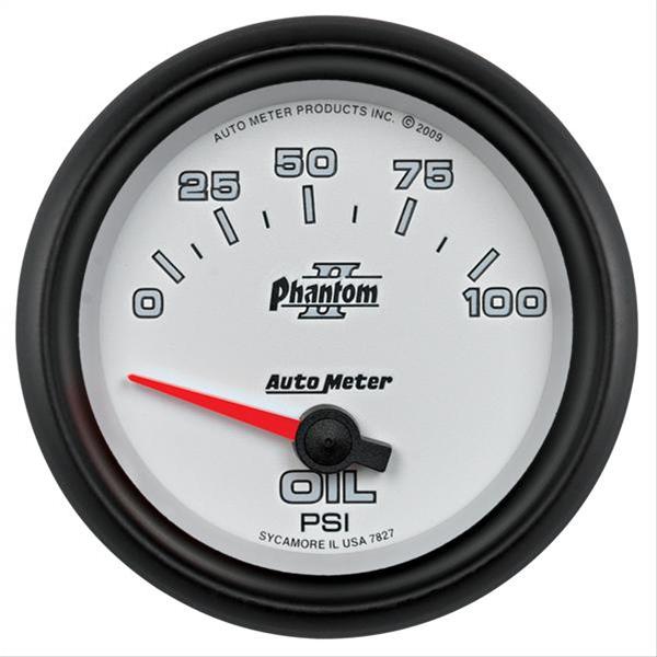 AutoMeter Phantom II Analog Gauges 7827