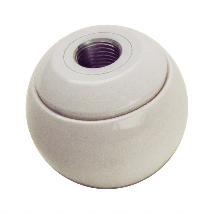 B&M White Shifter Knobs 46110