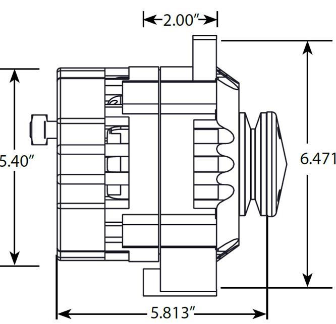 CVR Powerhouse Billet Alternators 8106BK