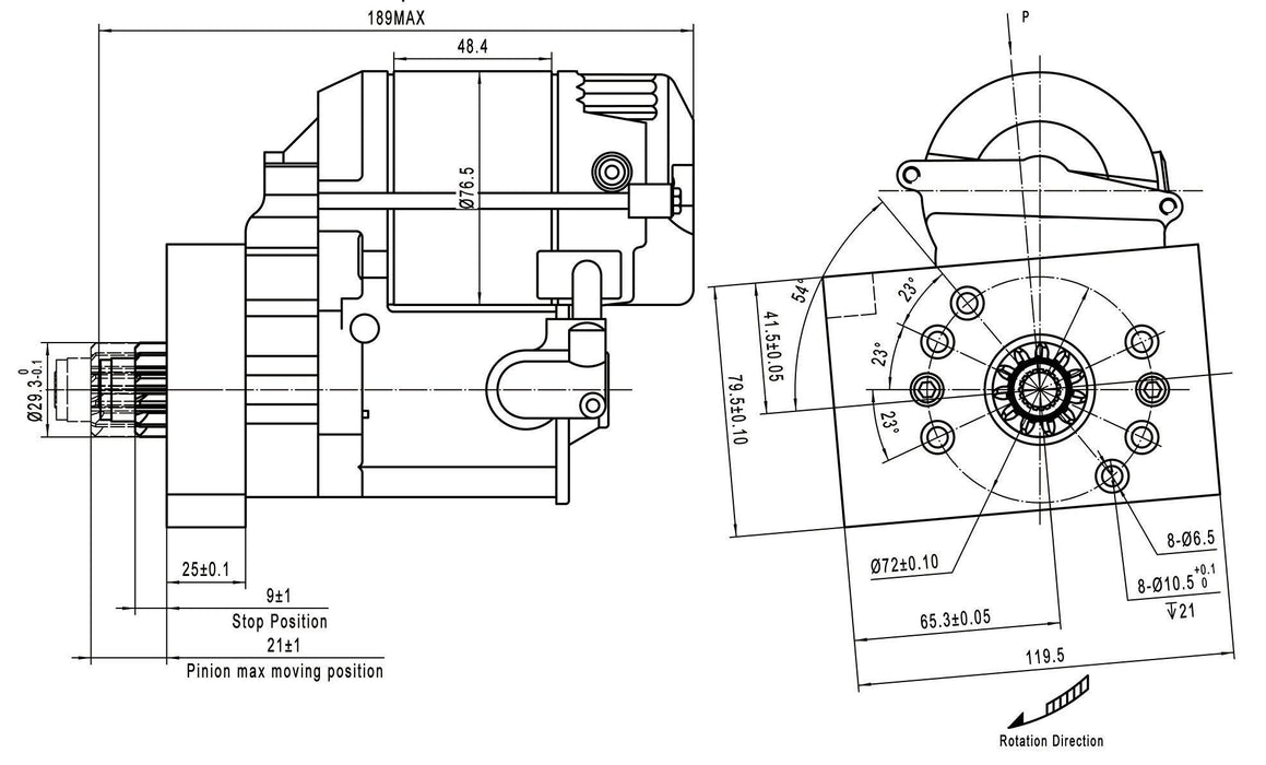 GM LS Series XPRO High Torque Starter AF4250-5414