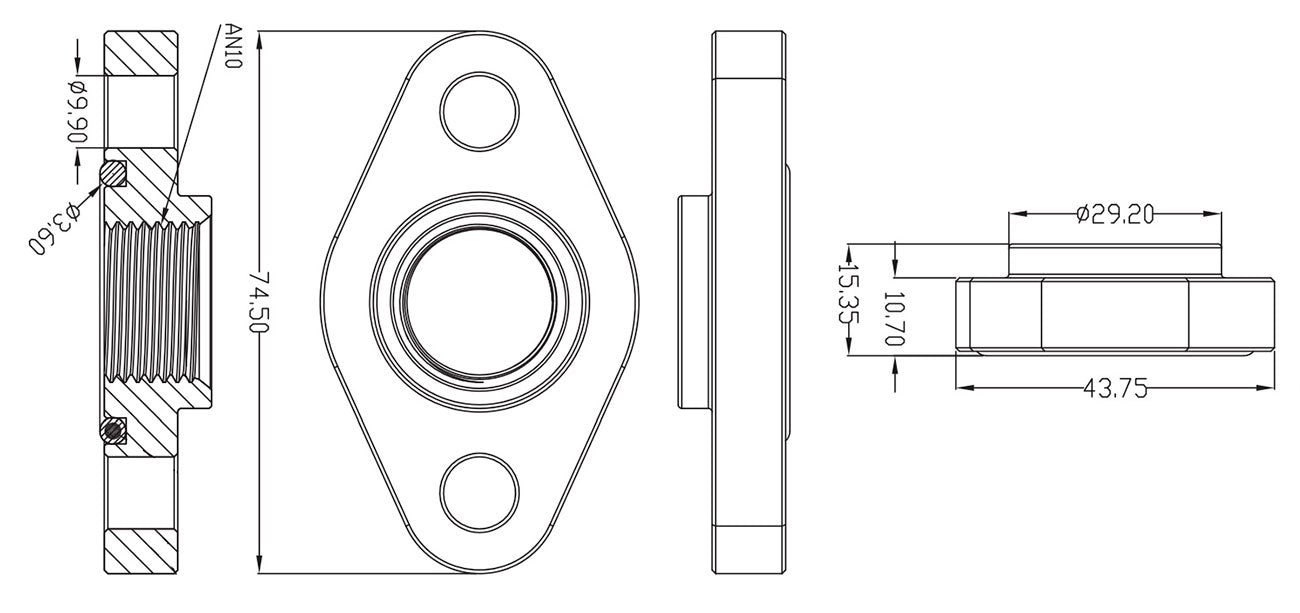 Turbo Drain Adapter AF463-03