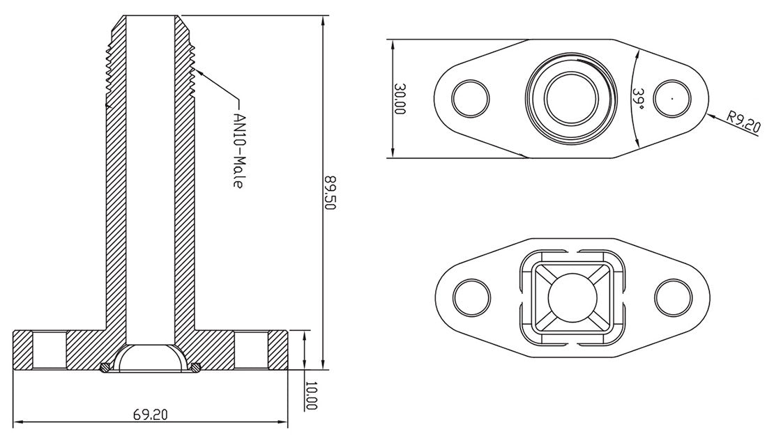 Turbo Drain Adapter AF463-06L