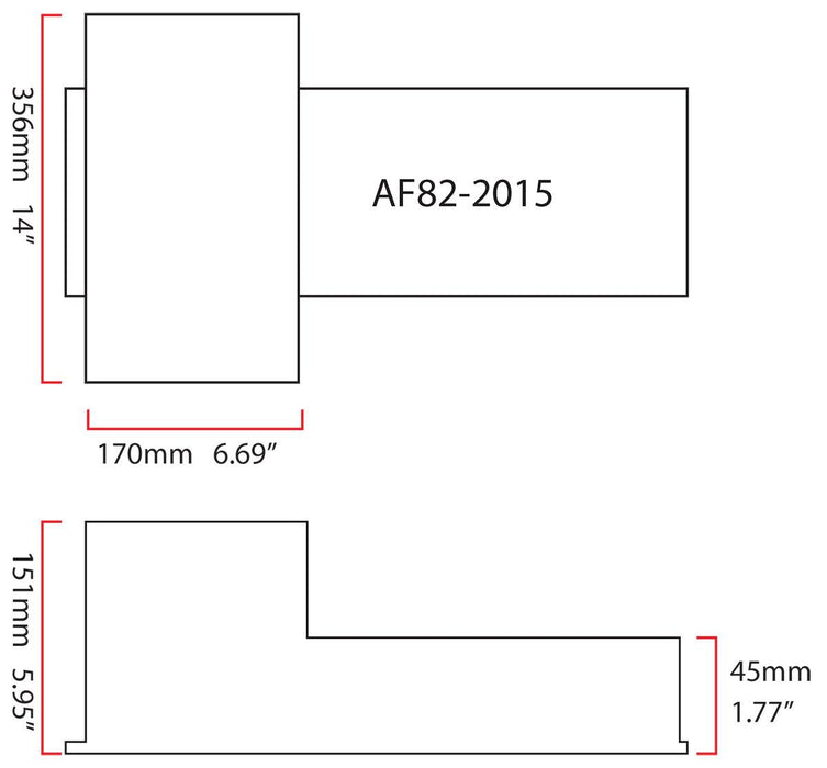 Fabricated GM LS Front Sump Oil Pan with Oil Filter Attachment AF82-2015